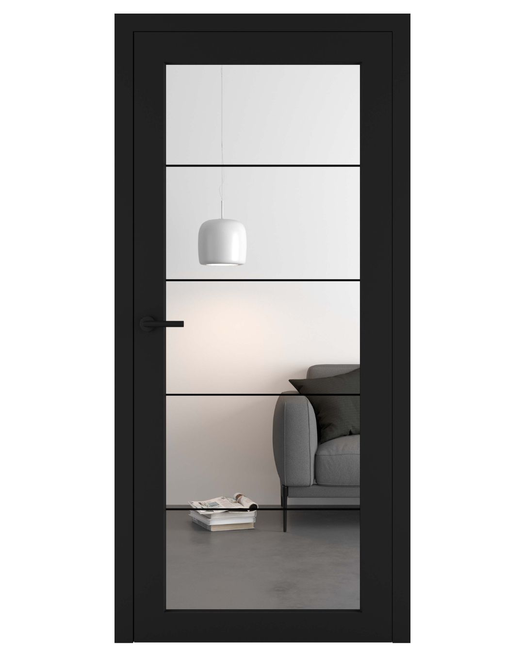 LEBO Quadro Glas Loft Design Tür