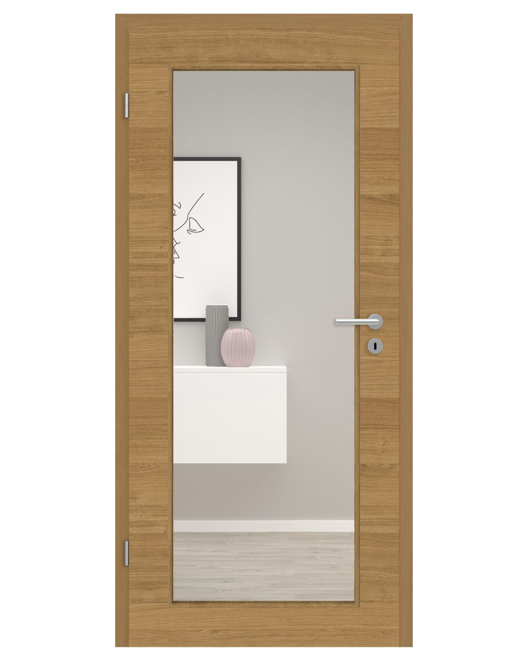 LOBO Furnier Plankeneiche Natur quer LA XL