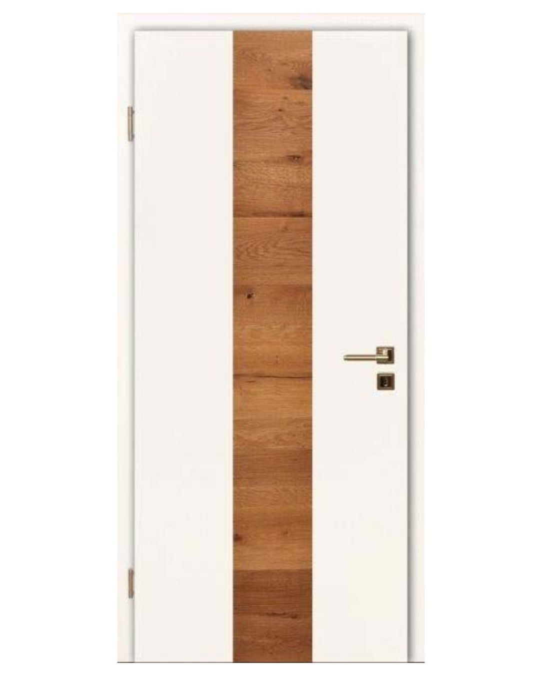 MELU Massivholzinnentür H-Design Holzeinlage Eiche